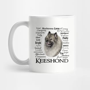 Keeshond Traits Mug